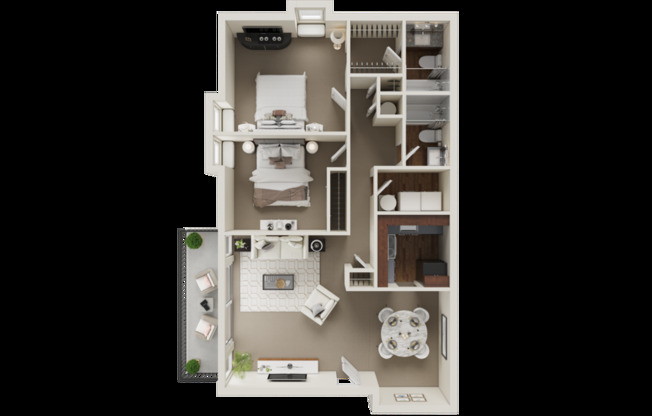 2 beds, 2 baths, 1,141 sqft, $1,750, Unit D06