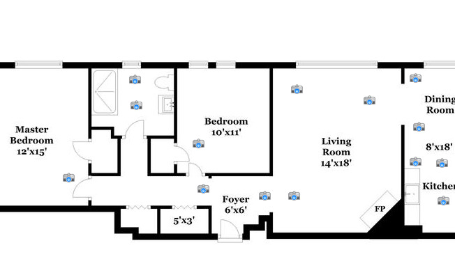 2 beds, 1 bath, 863 sqft, $1,395, Unit 605