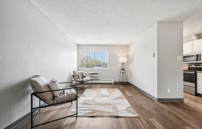 Bright and airy living room
