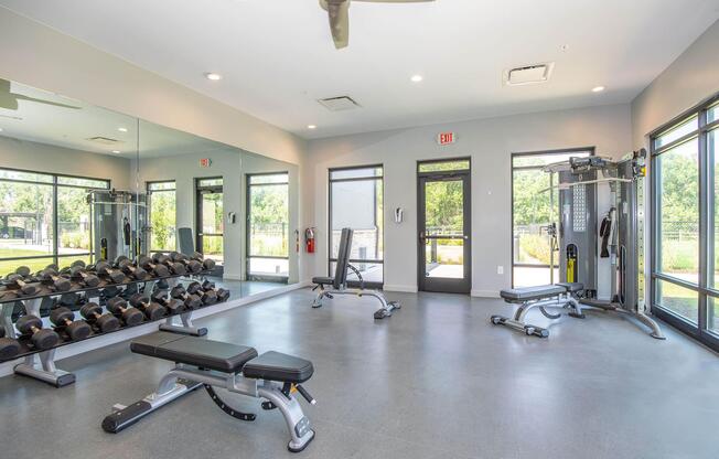 a large room