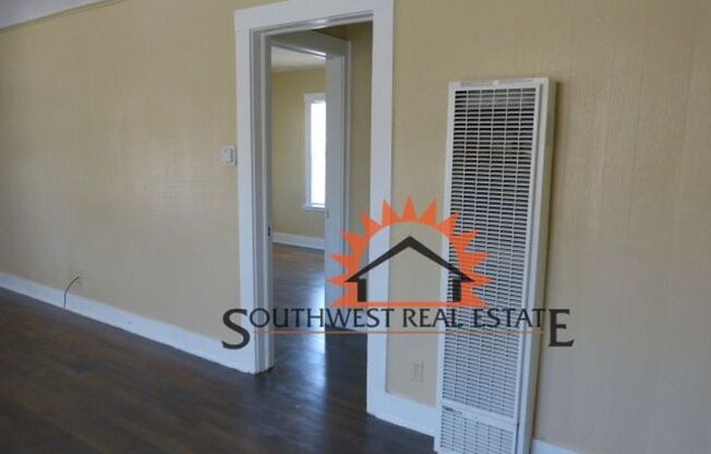 2 bedrooms 1 bath home.