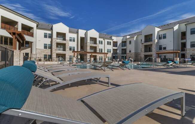 Poolside Sundeck at McCarty Commons, San Marcos, TX, 78666
