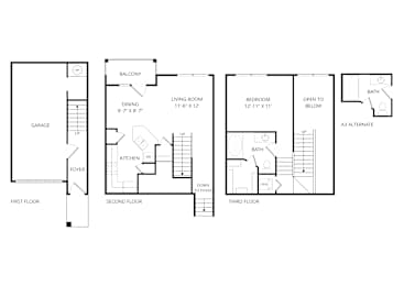 1 bed, 1 bath, 949 sqft, $1,483