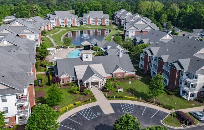Aerial View of the Falcon Creek Apartment Home Community