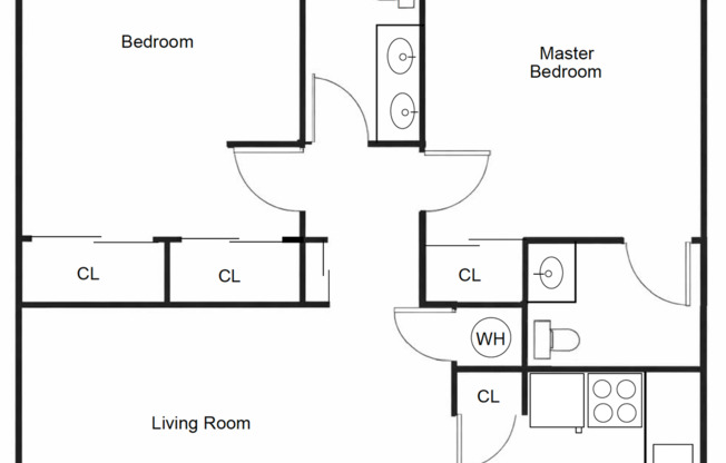 2 beds, 1.5 baths, 900 sqft, $1,699, Unit 600-311