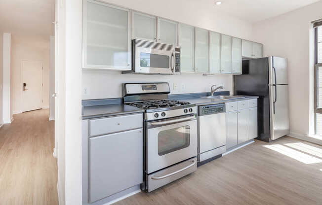 Kitchen with Stainless Steel Appliances