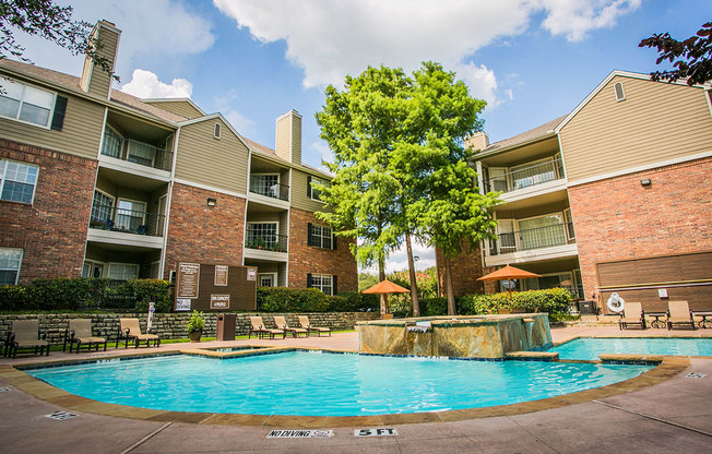 Resort Style Pool at Irving TX apartments near me