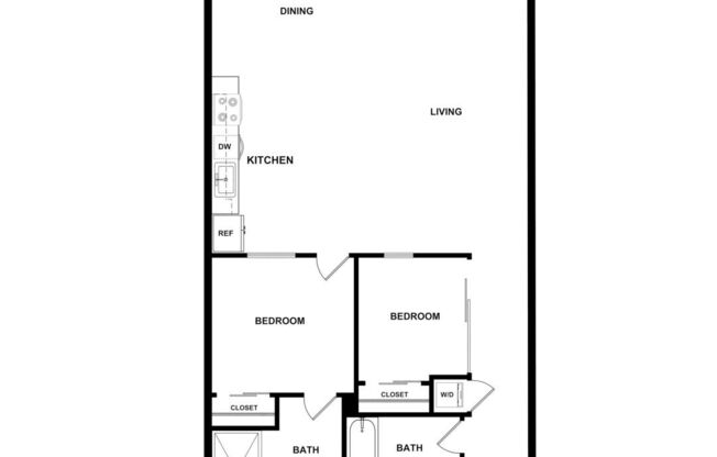 2 beds, 2 baths, 764 sqft, $5,313