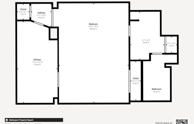 1 bed, 1 bath, 750 sqft, $1,950