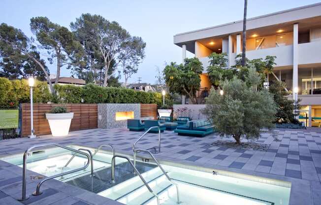 Poolside Lounge at The Chadwick, California