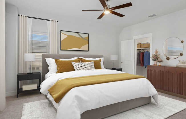 Bedroom with Hard Surface Flooring