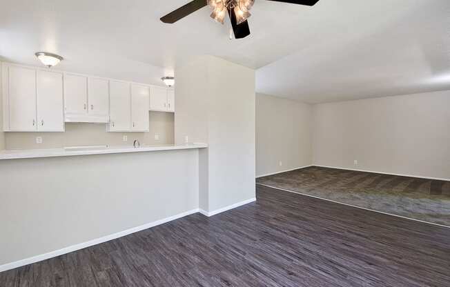 Attached Kitchen at WOODSIDE VILLAGE, West Covina, 91792