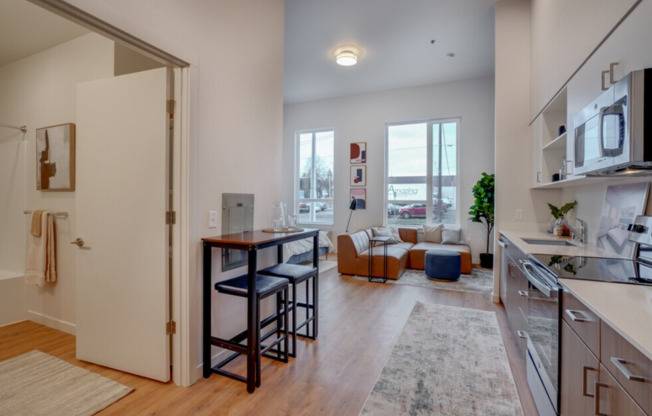 Studio, 1 bath, 409 sqft, $1,250, Unit 214