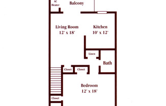 1 bed, 1 bath, 760 sqft, $1,665, Unit K-04