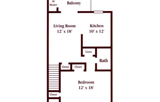 1 bed, 1 bath, 760 sqft, $1,665, Unit K-04
