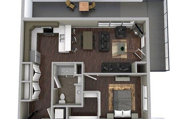 1 bed, 1 bath, 730 sqft, $1,470, Unit 416