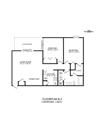 2 beds, 1 bath, 861 sqft, $1,334