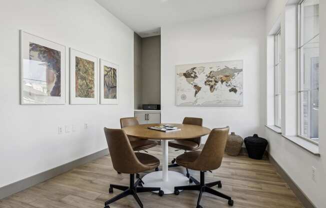 Shared conference room - Acadia at Cornerstar Apartments