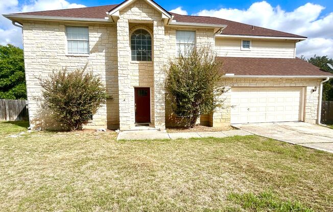 AVAILABLE NOW! 2-Story 4 Bedroom / 3.5 Bath Home In Castroville, TX!