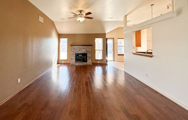 Beautiful 4BD/3BTH with a 3 car garage that's Located in the Cedar Pointe Gated Community