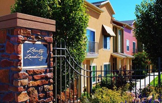 Liberty Landing Apartments Front Entrance Sign