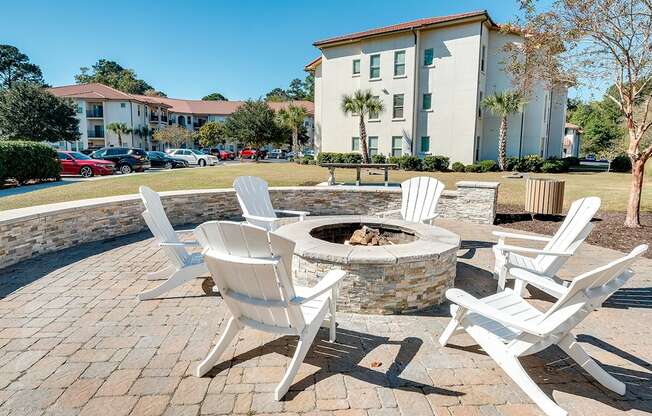 Firepit lounge   at Two Addison Place Apartments , Pooler, 31322