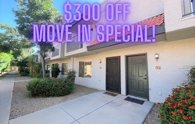 ***MOVE IN SPECIAL*** Two bdrm Townhome with private patio for RENT in Paradise Valley!