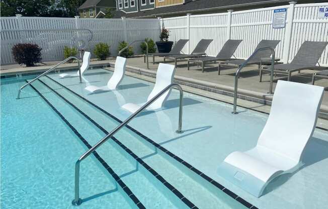 Relax  on Pool Shelf