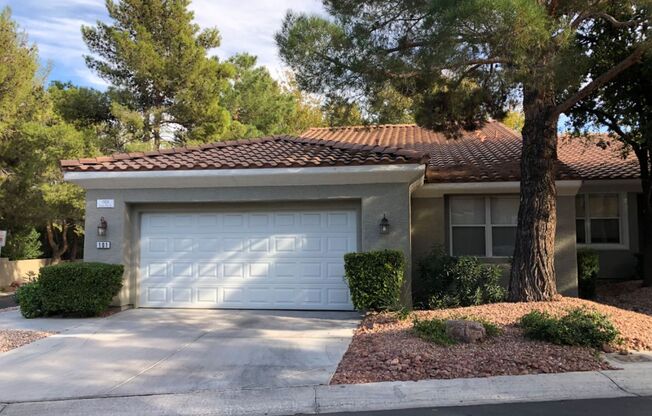 Single story Summerlin townhome with two master bedrooms