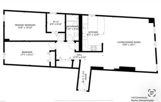 2 beds, 1 bath, 1,165 sqft, $4,000, Unit 304