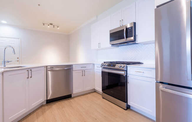 Kitchen with Stainless Steel Appliances