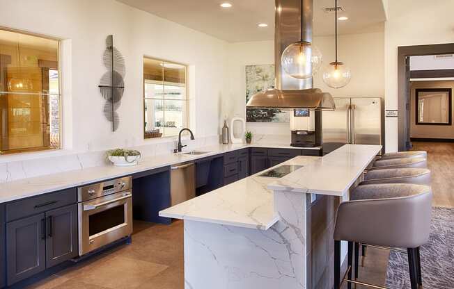 Clubroom kitchen
