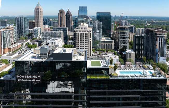 Aerial at 903 Peachtree, Atlanta, 30309