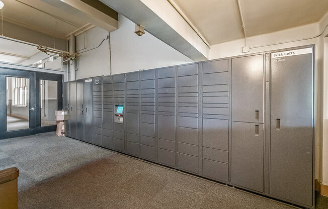Amazon Hub Locker in loft Building