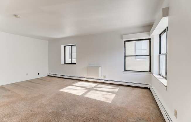 Carpeted Bedroom at Johnson Legacy Apartments, Milwaukee, Wisconsin