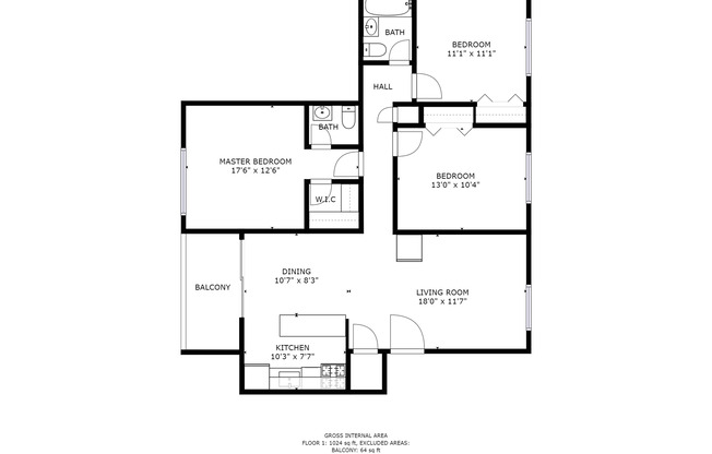 3 beds, 1.5 baths, 950 sqft, $1,920, Unit 6019-2