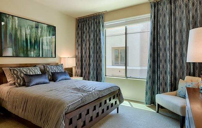 Bedroom With ceiling Fan at 56 North, Arizona