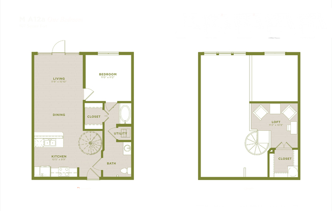 1 bed, 1 bath, 907 sqft, $1,860