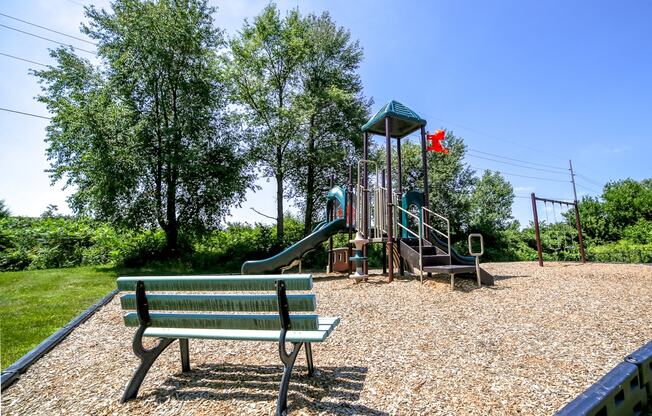 Bench and Playground Amenity 