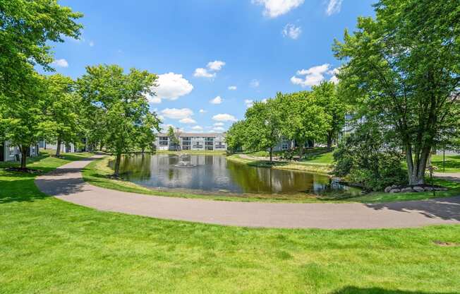 Walking Paths near pond