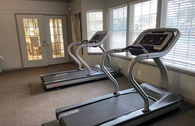 Fitness center treadmills at Lake in the Woods, Florida