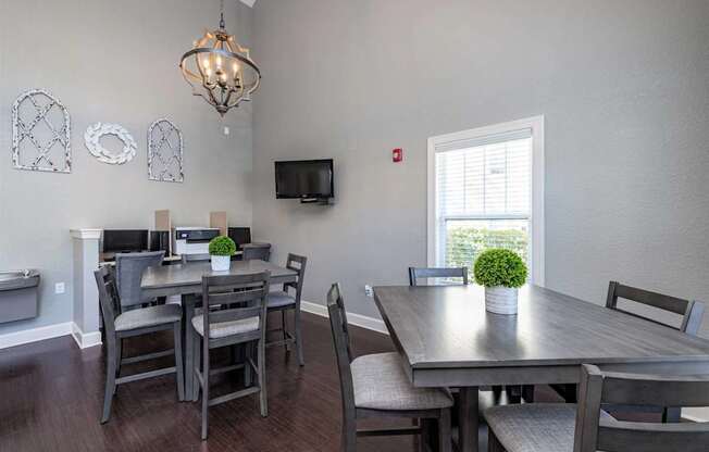 Big oaks apartments lakeland florida resident lounge area inside of clubhouse