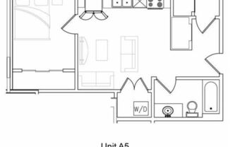 1 bed, 1 bath, 545 sqft, $1,523