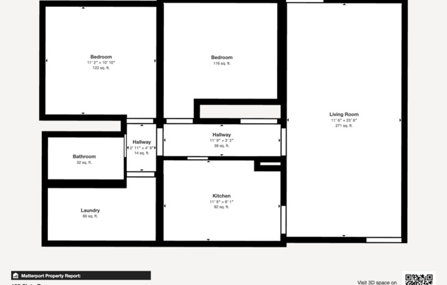 2 beds, 1 bath, 900 sqft, $1,019, Unit 143