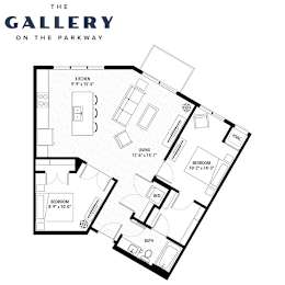 2 beds, 1 bath, 990 sqft, $1,807