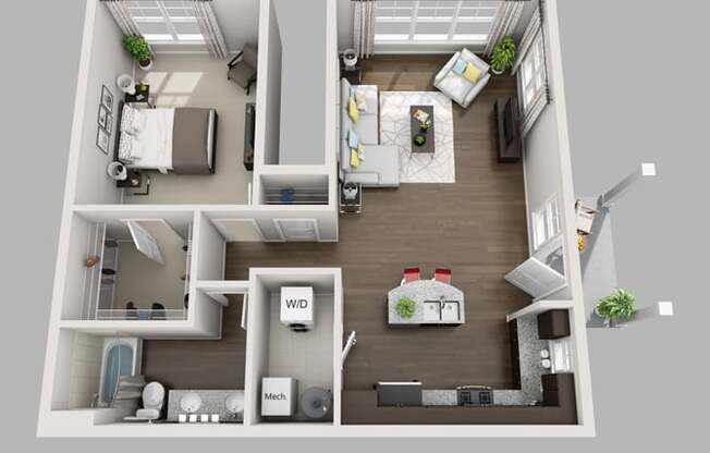 1 bed, 1 bath, $1,806