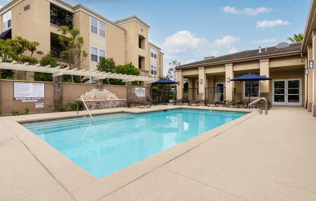 Pool at 55+ FountainGlen Seacliff, Huntington Beach, CA 92648