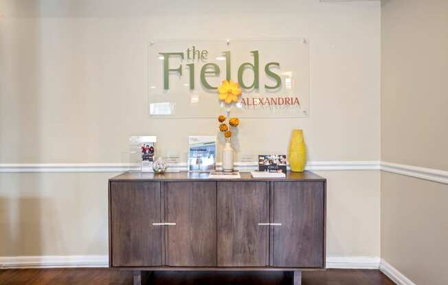 Welcoming Property Signage at The Fields of Alexandria, Virginia