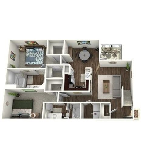 2 beds, 2 baths, 1,454 sqft, $1,905