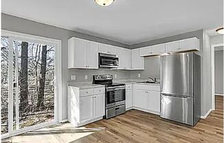 Two bedroom, one bath duplex. Completely remodeled, available August 2025